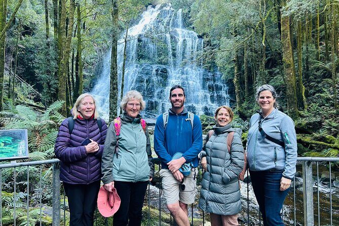6-Days Discovery Tour of Tasmania - Comfort Style - Day 1 westward: Russell Falls, Lake St Clair, and the Franklin-Gordon wild rivers