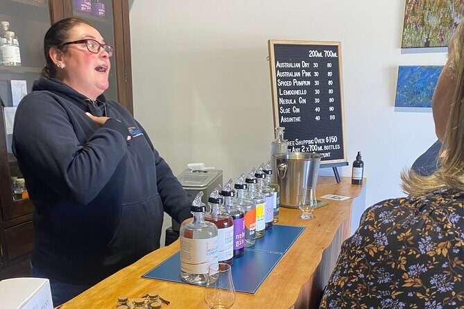 Cambridge Hobart Wine & Spirits Tour- Optional Lunch of Choice - Stop 1: Spring Bay Distillery Cambridge for whisky, gin and vodka