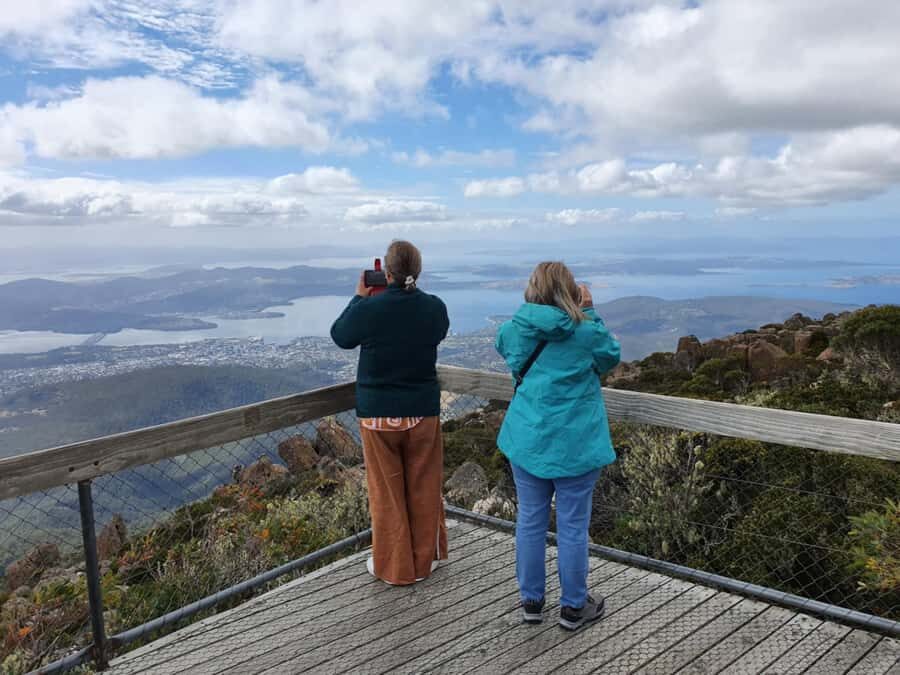 From Hobart: Mt Wellington Pinnacle 2 Hour Small Group Tour - The Summit at the Pinnacle: 30 Minutes to Actually Look