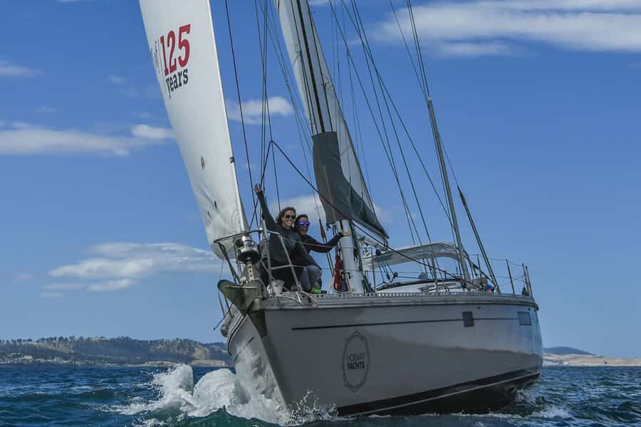 Hobart: Luxury Yacht Scenic Sailing Tour with Snacks - Getting On Board Helsal IV at King’s Pier Marina