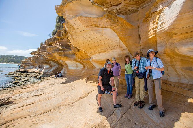 Hobart: Maria Island National Park - Nature & Wildlife Adventure - Painted Cliffs and Hopground Beach: beautiful, but tide-driven