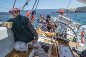 Hobart Sailing Experience - How the Mt Wellington stretch changes the view