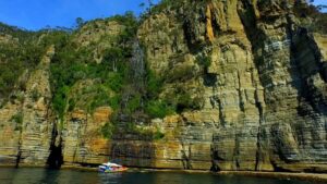 Tasman Peninsula Day Trip with Cruise & Devils from Hobart - Morning tea and the switch to sea time